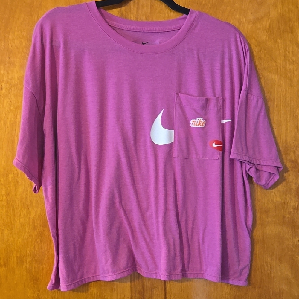 Nike Pink Crop Tshirt
